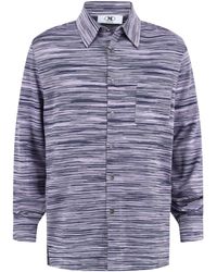 Missoni - Slub Button-Up Shirt - Lyst
