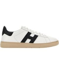 Hogan - Cool Allacciato H Profilo Sneakers With Iconic Design - Lyst