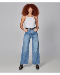 Lola Jeans - Milan-bm High Rise Wide Leg Jeans - Lyst