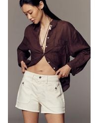 PAIGE - Fallon Shorts - Lyst