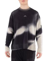 A_COLD_WALL* - A Cold Wall Gradient Crew Knit Pullover Sweater - Lyst