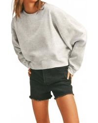 Honestee - Blank Long Sleeve Sweatshirt - Lyst