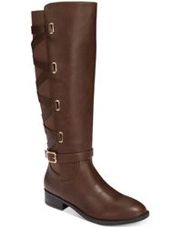 Thalia Sodi - Veronika Faux Leather Wide Calf Over-the-knee Boots - Lyst