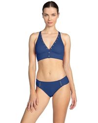 Robin Piccone - Amy Halter Top Stretch Crossback Swimwear Gbo2560 - Lyst