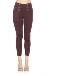Alexia Admor - Freyja Suede Legging - Lyst
