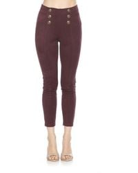 Alexia Admor - Freyja Suede Legging - Lyst