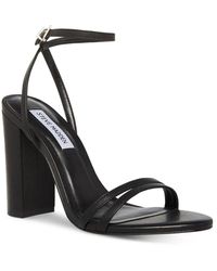 Steve Madden - Candid Cand13S1 Sandal Leather Block Heel Gbnc656 - Lyst