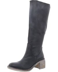 Free People - Padded Insole Leather Knee-High Boots - Lyst