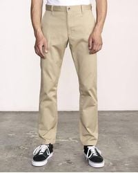 RVCA - Weekend Stretch Chino Pants - Lyst
