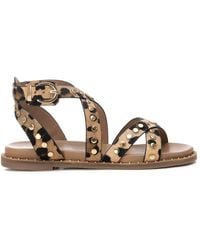 Xti - Carmela Leather Fashion Sandals By - Lyst