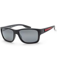 Prada - Linea Rossa 59mm Sunglasses - Lyst
