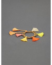 Lucky Brand - Beaded Tassel Wrap Bracelet - Lyst