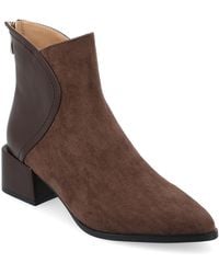 Journee Collection - Collection Tru Comfort Foam Wide Width Consuello Booties - Lyst