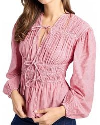 MILLE - Ella Long-Sleeve Top - Lyst