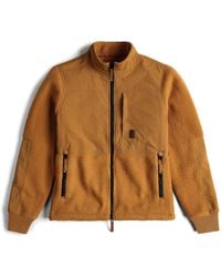 Topo - Khaki Subalpine Fleece Jacket - Lyst