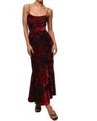 Hutch - Tylia Ruched Maxi Dress - Lyst