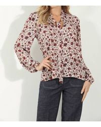 Veronica M - Tie Neck Blouse - Lyst