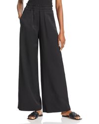 Wayf - High Rise Solid Wide Leg Pants - Lyst