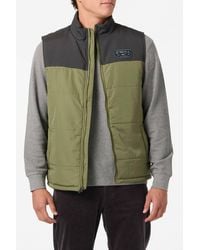 O'neill Sportswear - Vista Quilted Vest Jacket - Lyst