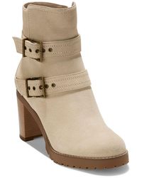 Cole Haan - Foster Suede Booties Ankle Boots - Lyst