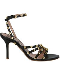 Moschino - Stud-embellished Heel Sandals - Lyst