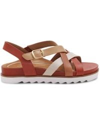 Aetrex - Carmen Cross‑Band Sandal - Lyst