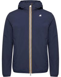 K-Way - Hooded Puffer Jacket - Lyst
