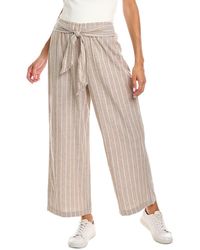 beach lunch lounge striped pants