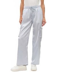 Six Fifty - Elsa Satin Cargo Pants - Lyst