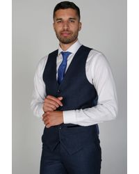 Paul Andrew - Arthur Classic Birdseye Waistcoat - Lyst
