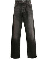 Rhude - Mid-Rise Wide-Leg Denim Jeans - Lyst