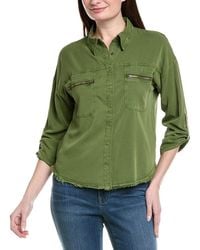 XCVI - Knapp Button-Up Top - Lyst