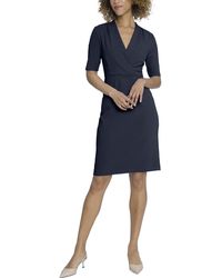 Maggy London - Surplice Polyester Wear To Work Dress - Lyst