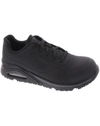 Skechers - Uno Sr - Deloney Faux Leather Slip-resistant Work And Safety Shoes - Lyst