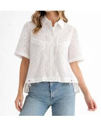 Joh - Cora Lace Pleated Top - Lyst