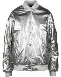 IRO - Leather Bomber Jacket - Lyst