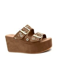 Cordani - Jayne Platform Wedge Slide Sandal - Lyst