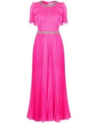 Self-Portrait - Self Portrait Dresses Pink - Lyst
