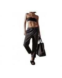 James Perse - Garment Dye Linen Soft Drape Pants - Lyst