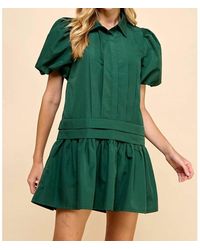 TCEC - Collared Shirt Dress - Lyst