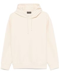 Emporio Armani - Allover Logo Hoodie - Lyst