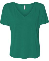 Bella Canvas - Slouchy V-Neck Tee - Lyst