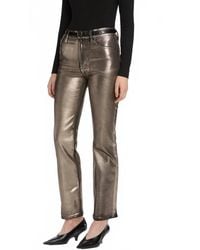 FRAME - Bootcut Reboot Coated Pants - Lyst