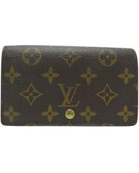 Louis Vuitton - Trésor Canvas Wallet (pre-owned) - Lyst