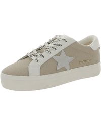 Vintage Havana - Vera Leather Glitter Casual And Fashion Sneakers - Lyst