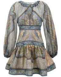 Zimmermann - Short Dresses - Lyst
