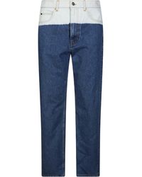 Marni - Logo Denim Trousers - Lyst