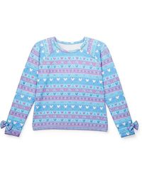 Chaser Brand - Girls Mickey Mouse Fair Isle Sweater Kids 'S Knit Pullover Red474 - Lyst