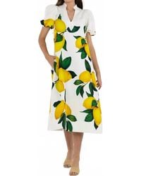 Emily Mccarthy - Hampton Puff Sleeves Dress - Lyst