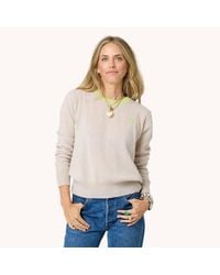 Kerri Rosenthal - Whisper Imperfect Heart Sweater - Lyst